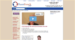 Desktop Screenshot of fluentfrench.com